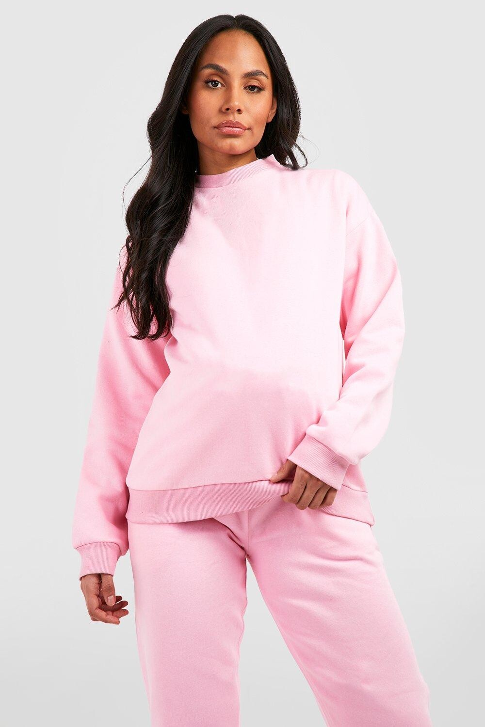 

Базовый свитшот для материнства Boohoo, розовый