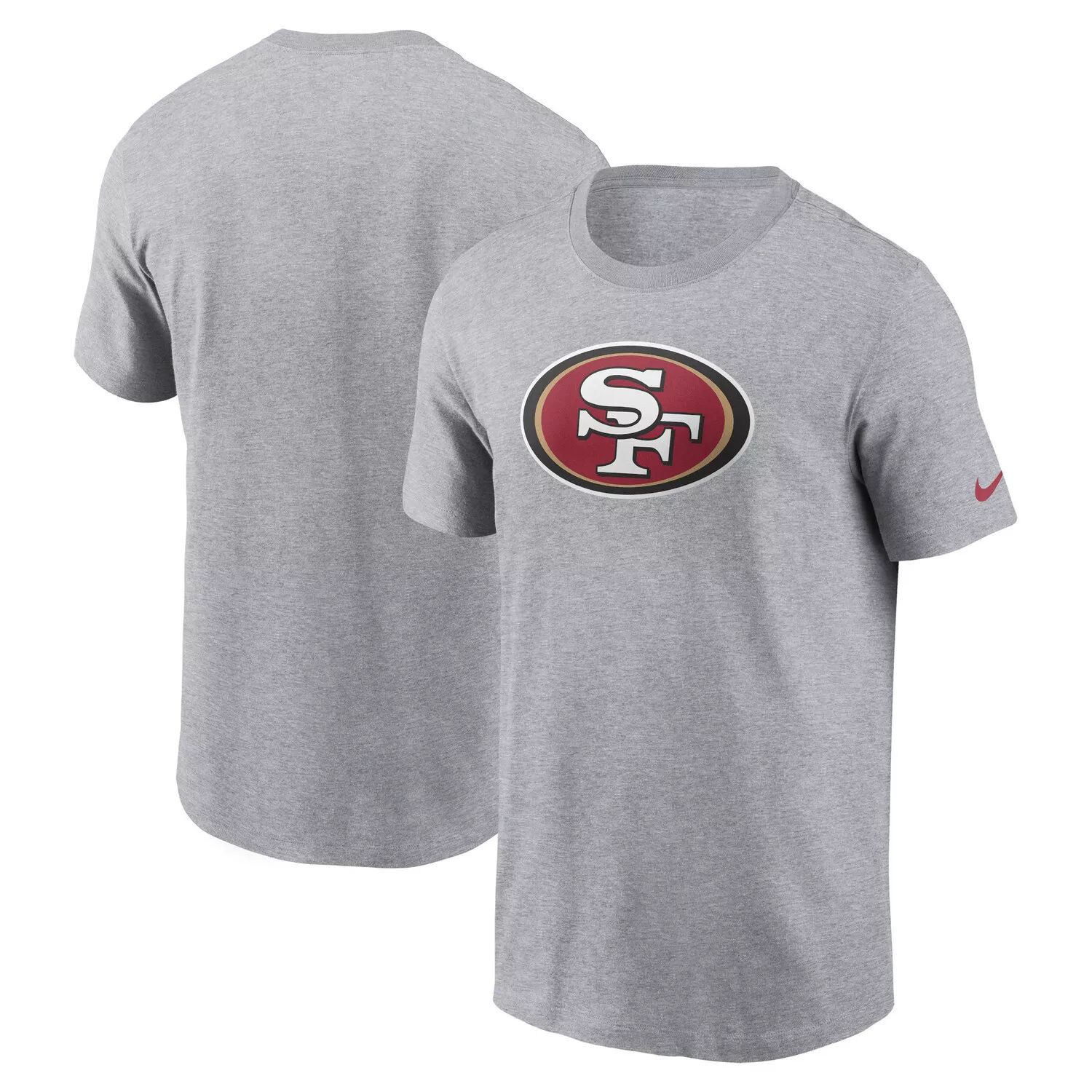 Мужская серая футболка с логотипом San Francisco 49ers Essential Nike
