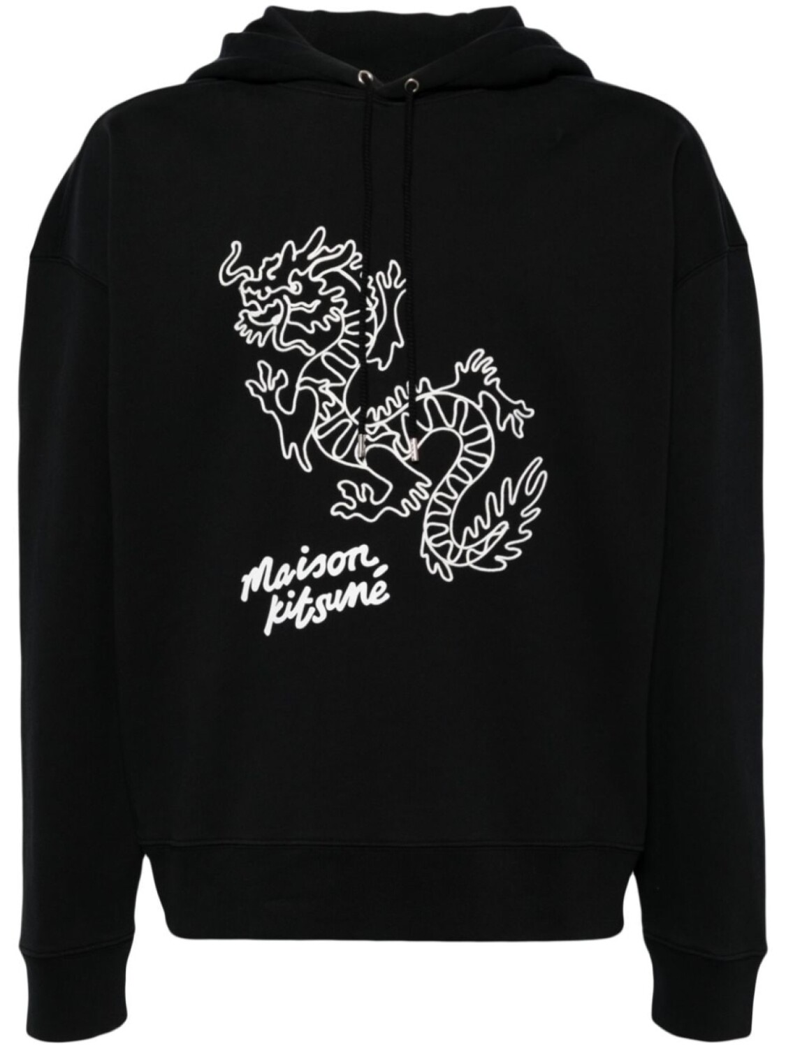 

Худи с принтом Dragon Maison Kitsuné, синий