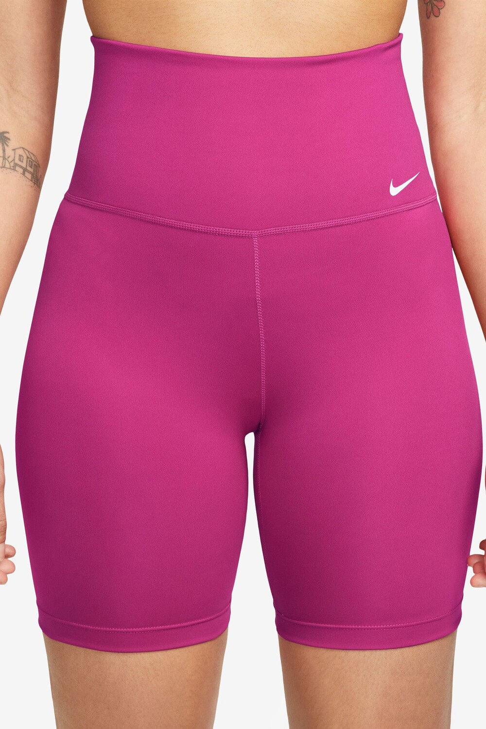 

Шорты Dri-FIT One 7 дюймов с завышенной талией Nike, розовый