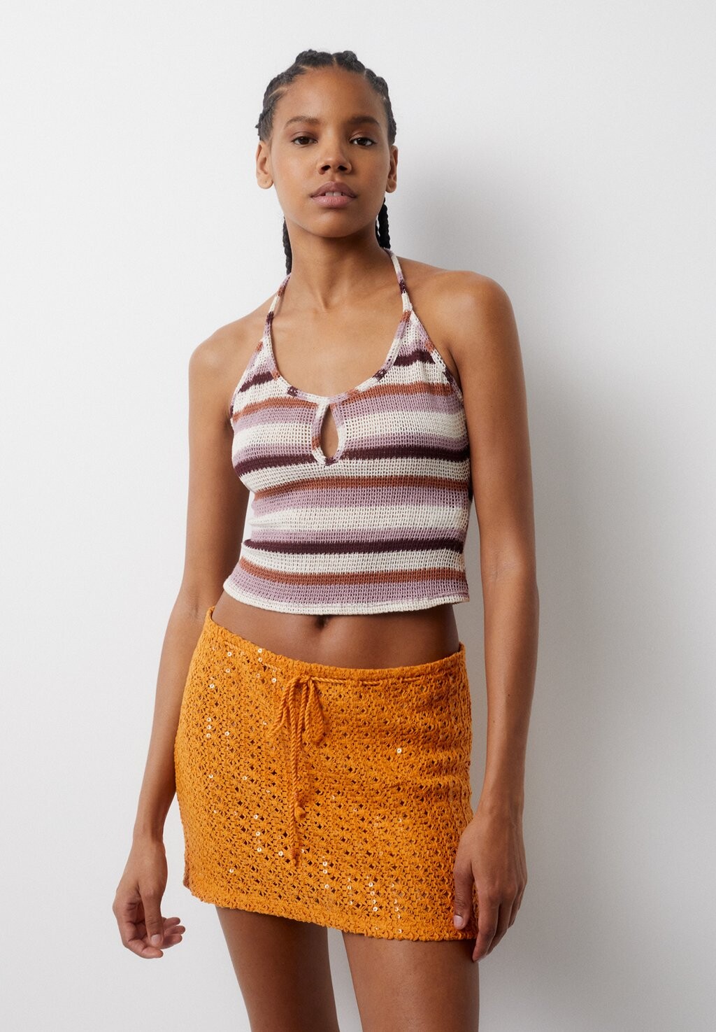 

Топ PULL&BEAR, белый