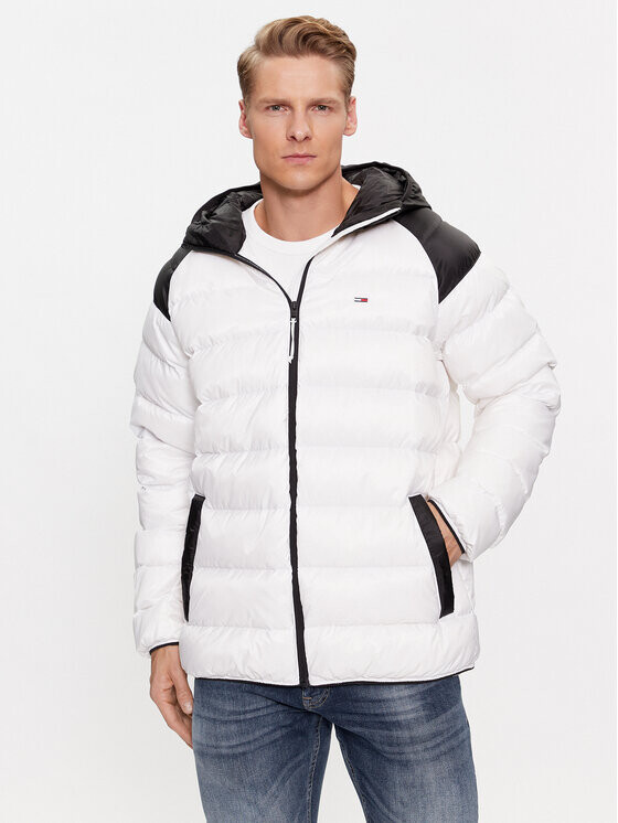 

Пуховик стандартного кроя Tommy Jeans, белый