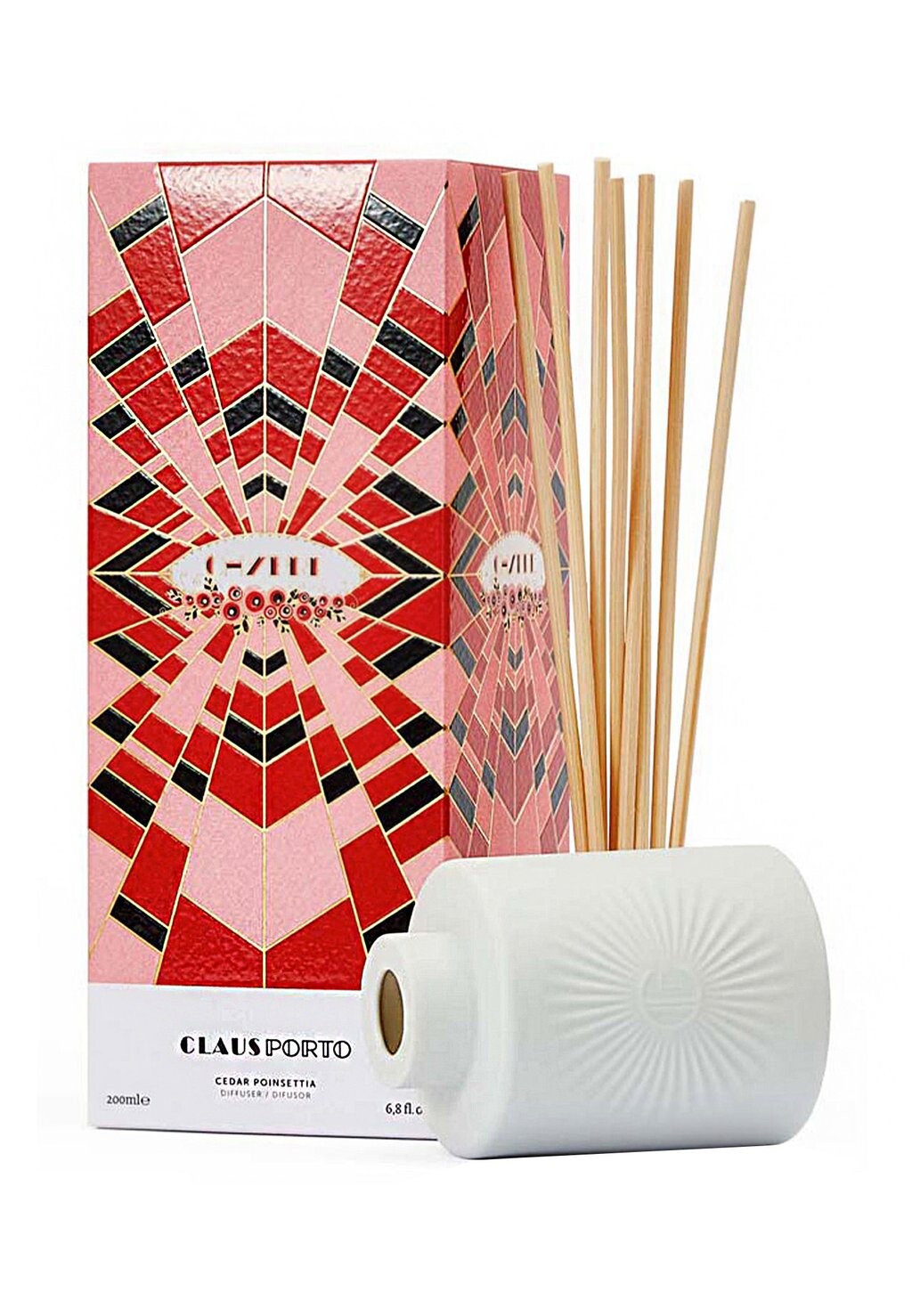 

Аромат для комнаты CLAUS PORTO DIFFUSOR CHYPRE CEDAR POINSETTIA DIFFUSER, цвет transparent