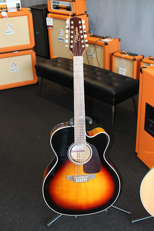 Акустическая гитара Takamine GJ72CE-12 Brown Sunburst акустическая гитара cort ad810 12 op standard series 12 струнная цвет натуральный