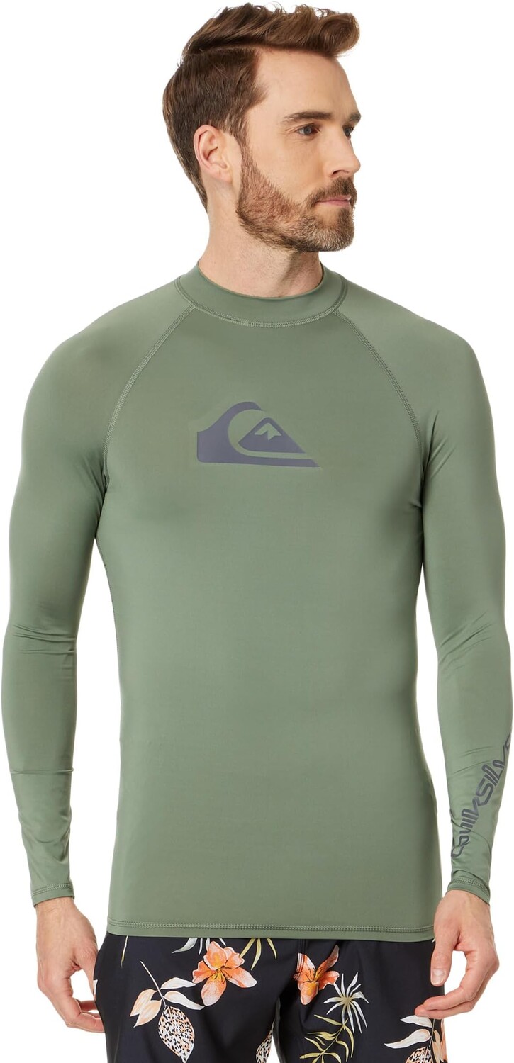 

Рашгард All Time с длинными рукавами Quiksilver, цвет Laurel Wreath