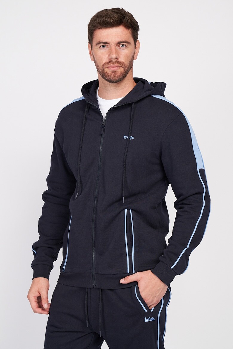 

Толстовка с молнией и передними карманами Lee Cooper, синий