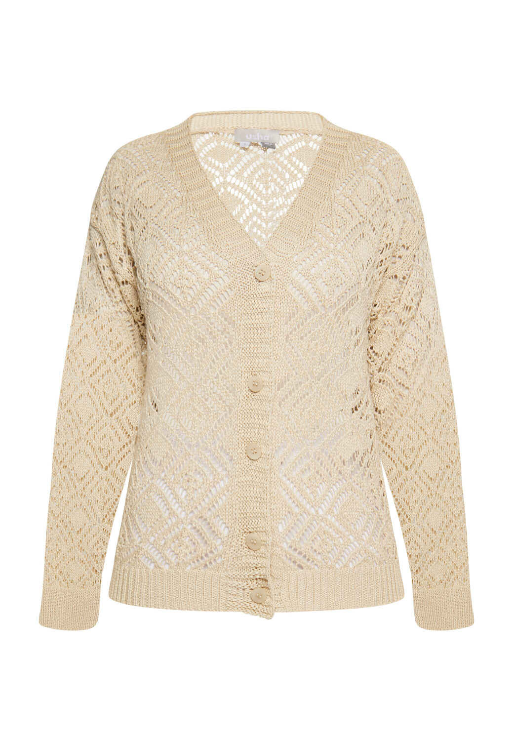 

Толстовка Usha Strick Cardigan, кремовый
