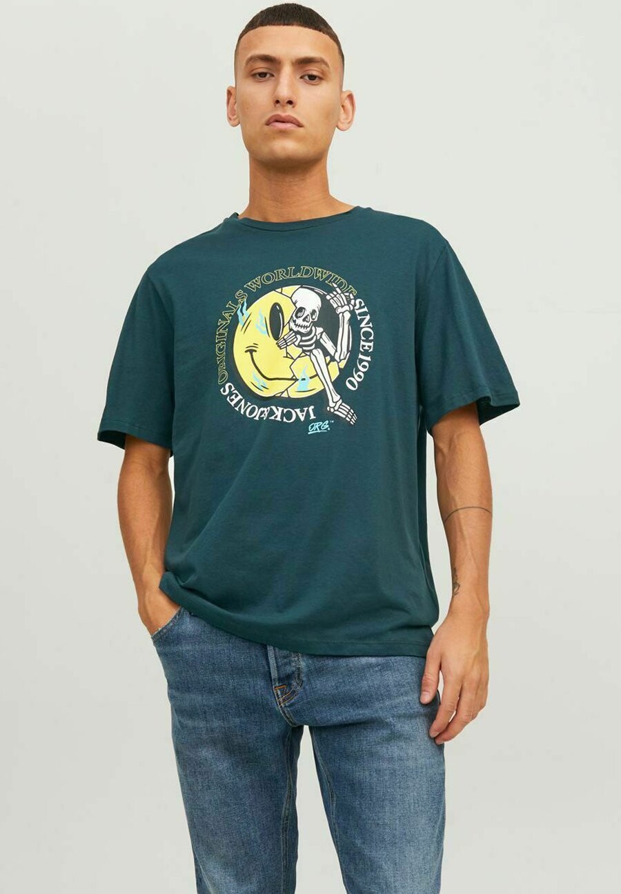 

Футболка с принтом JORAFTERLIFE TEE SS CREW NECK SN Jack & Jones, волшебный лес