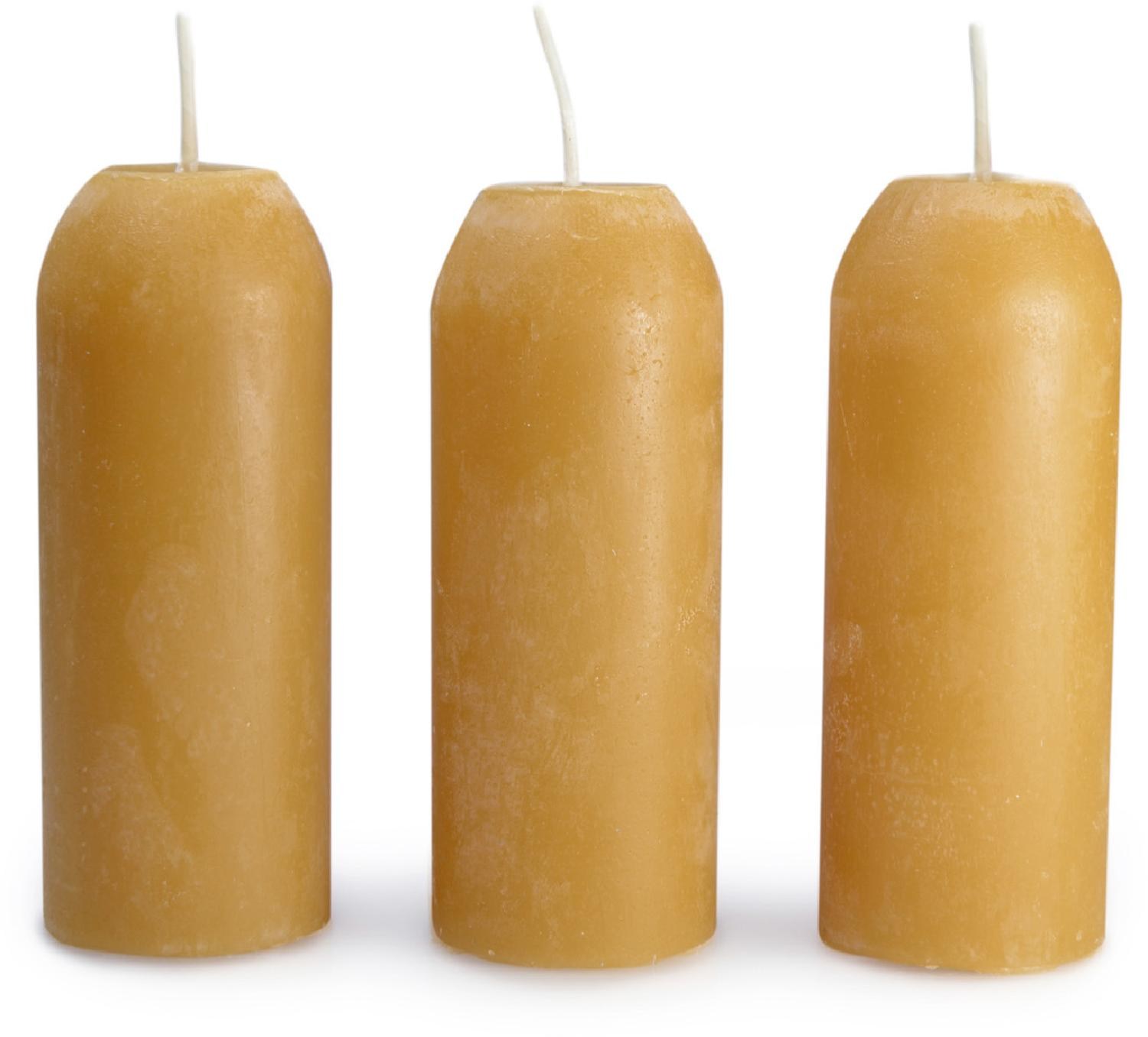 Свечи Candle Lantern из пчелиного воска — упаковка из 3 шт. UCO wally s natural ушные свечи из пчелиного воска коллекция luxury без запаха 12 свечей