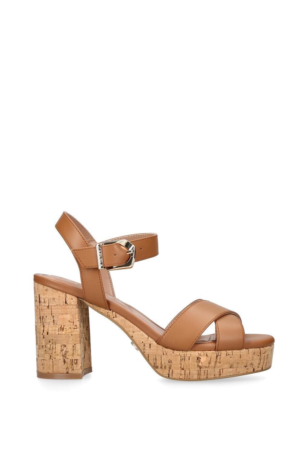 

Кожаные туфли на каблуке Serafina 100 Carvela, коричневый