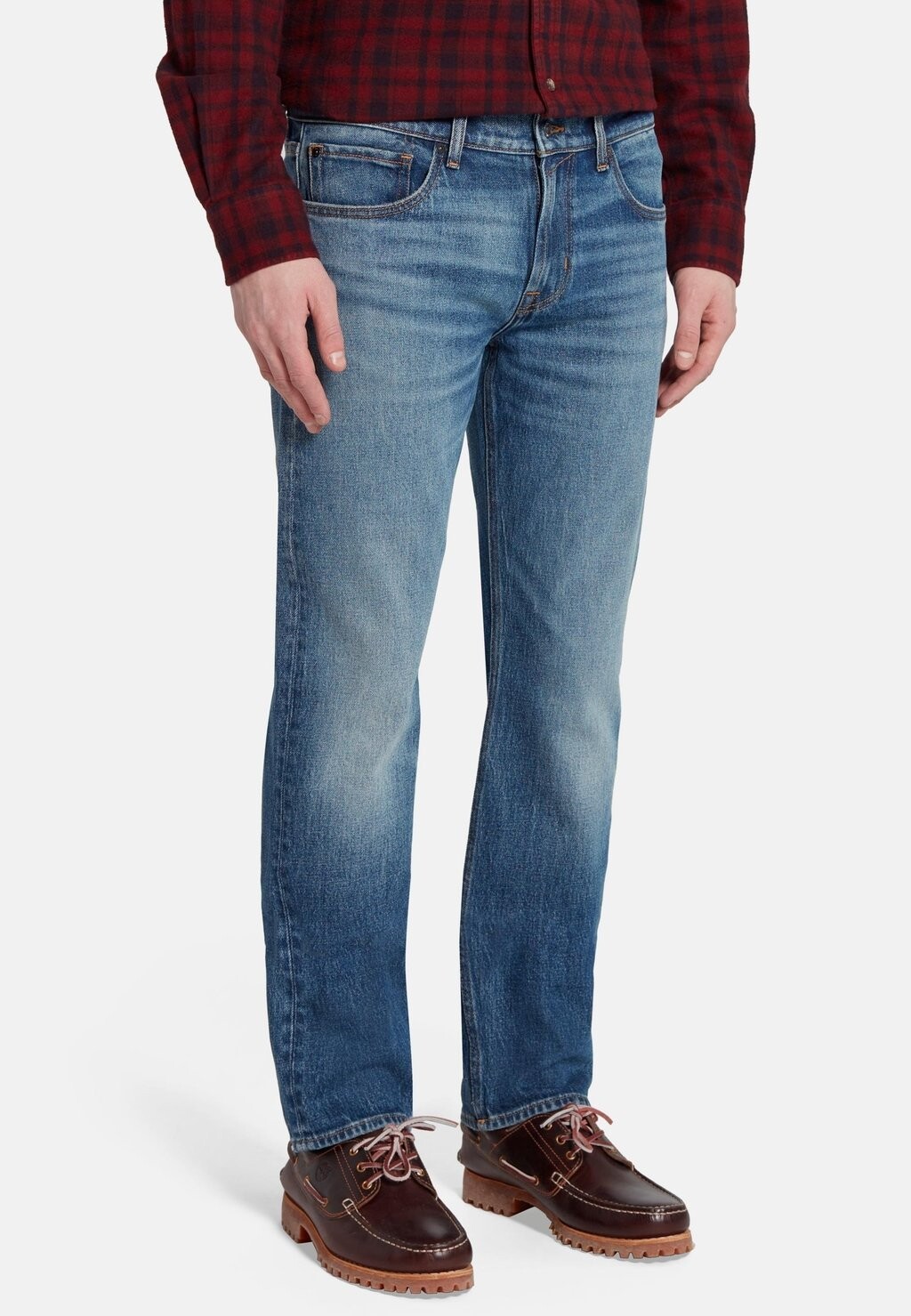 

Джинсы прямые STANDARD 7 for all mankind, цвет mid blue