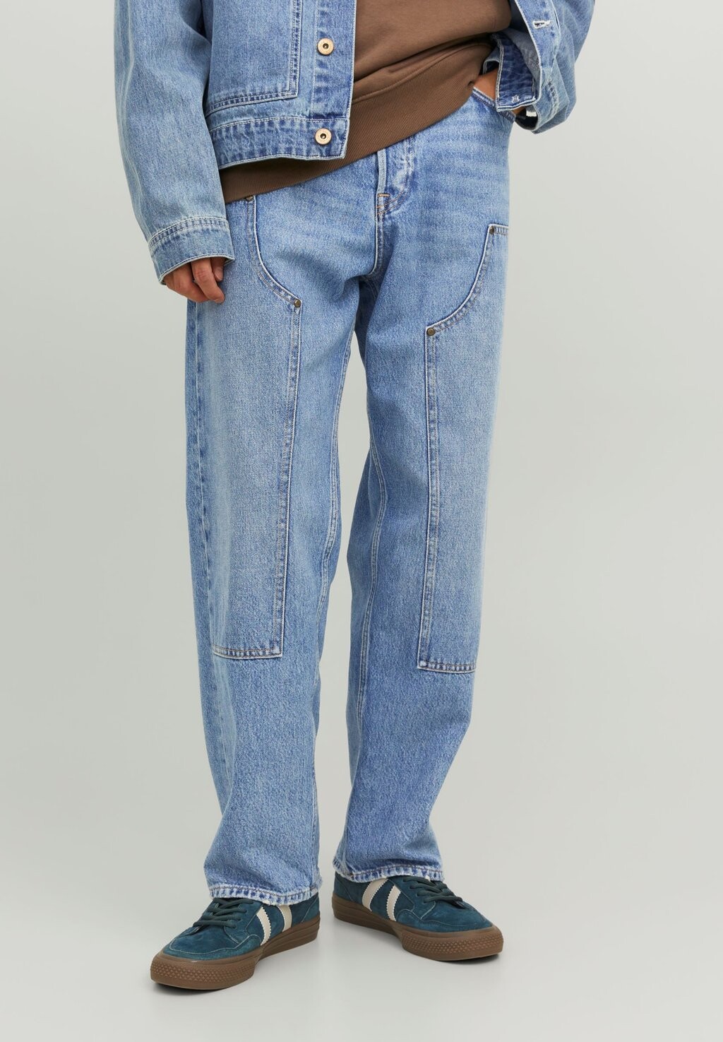

Мешковатые джинсы JJ ALEX JJ CARPENTER Jack & Jones, синий деним