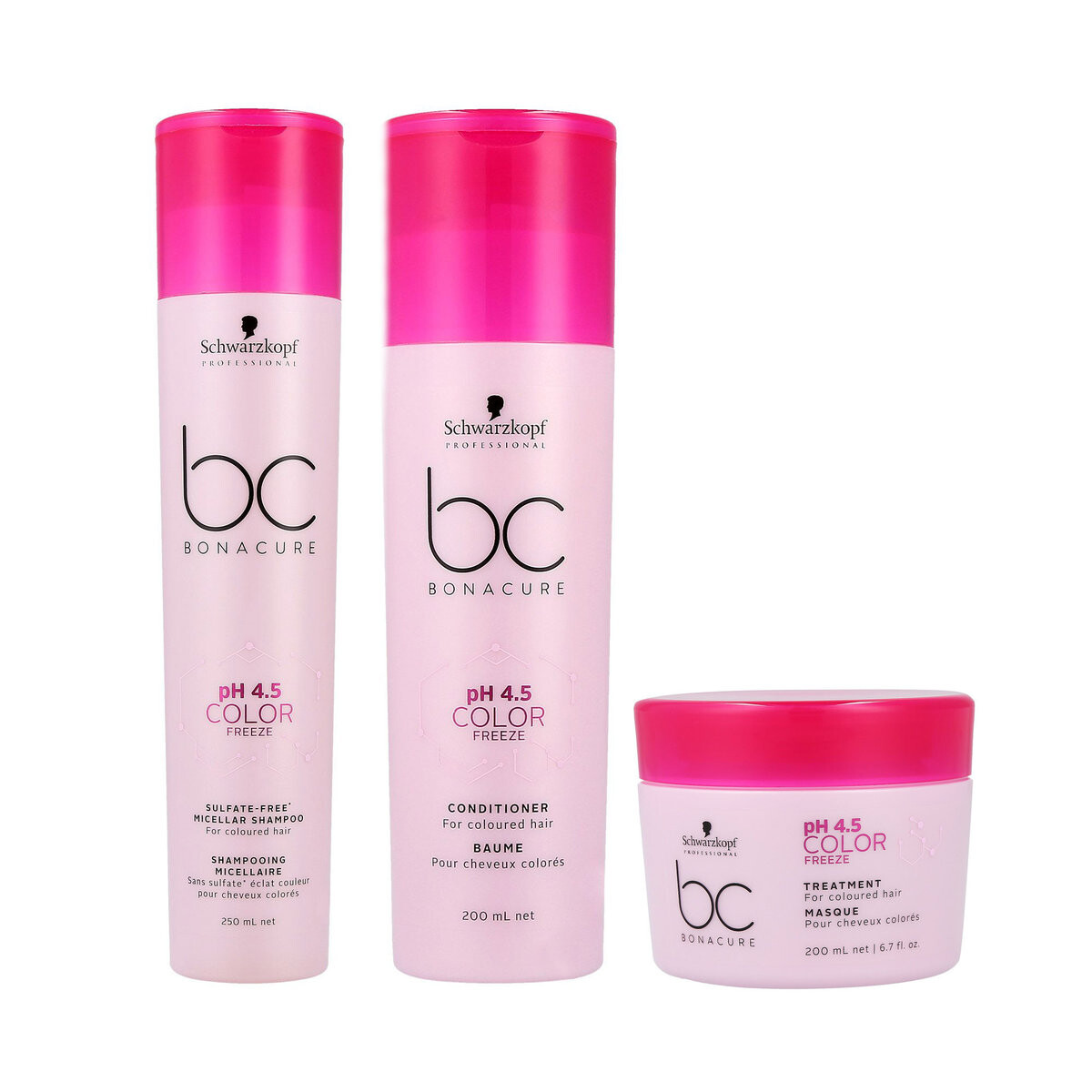 

Schwarzkopf Professional, BC Color Freeze, набор косметики, 3 шт