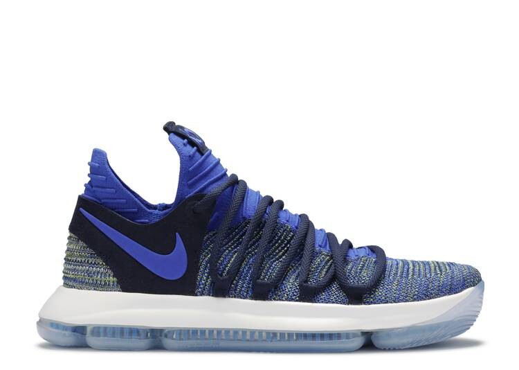 

Кроссовки Nike KD 10 'RACER BLUE', синий, Синий;серый