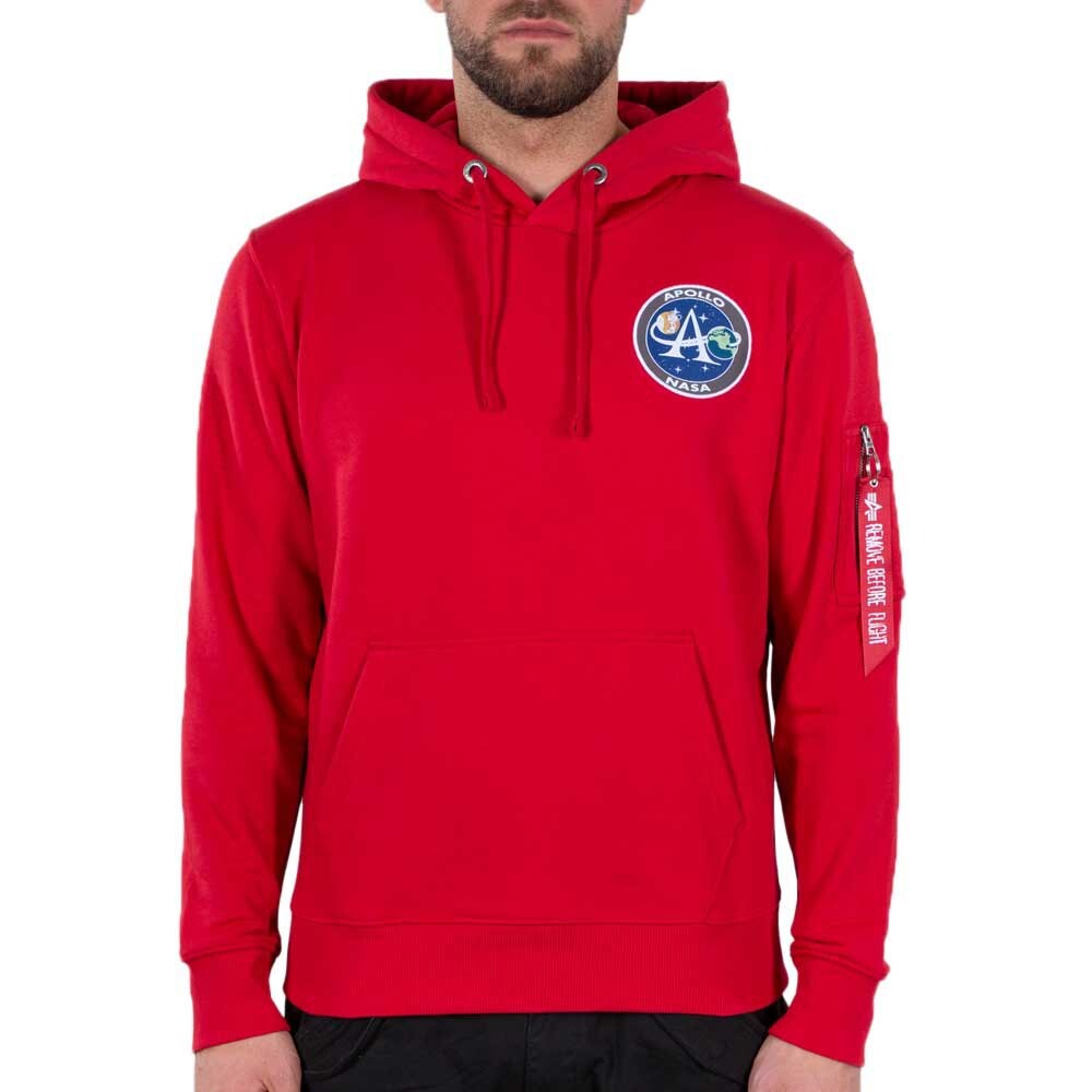 

Худи Alpha Industries Apollo Mission, красный