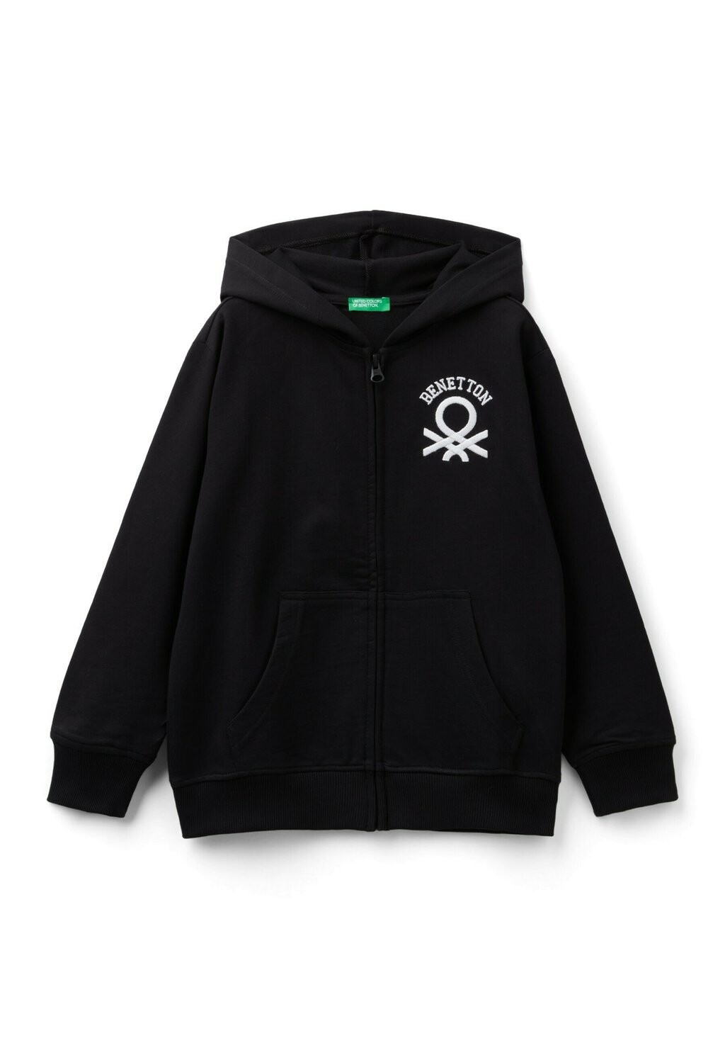 

Толстовка HOODIE United Colors of Benetton, цвет black