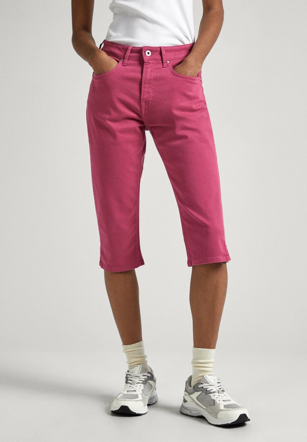 Джинсовые шорты Pepe Jeans, розовый
