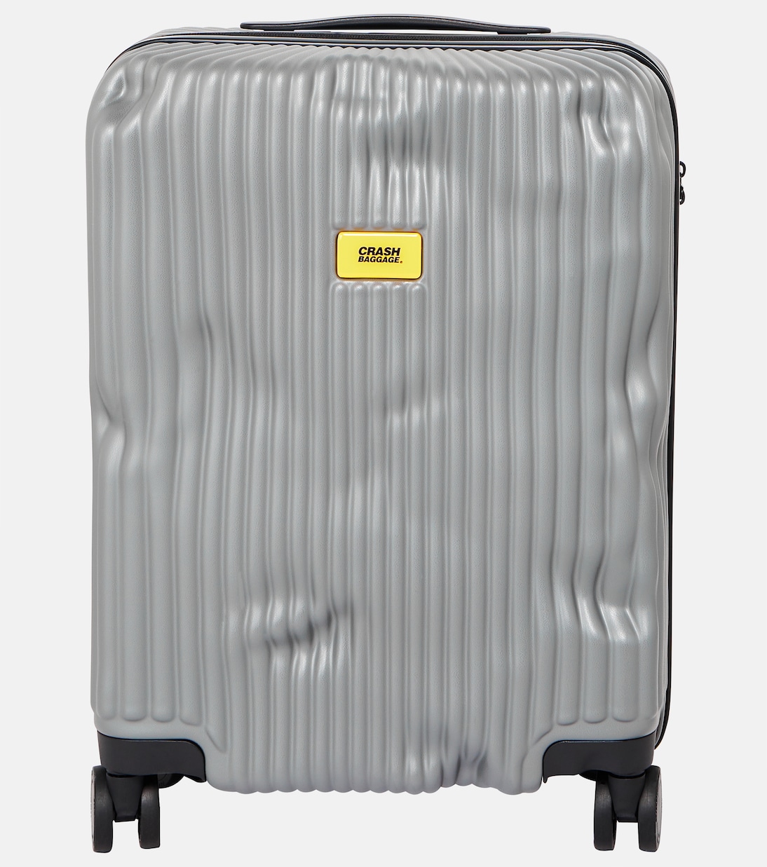 Небольшой чемодан stripe cabin Crash Baggage, серый