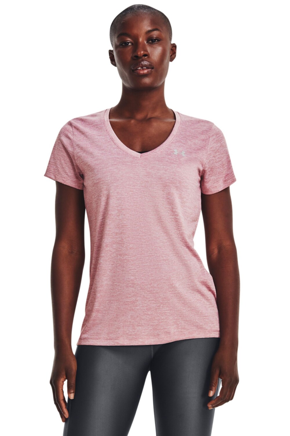 

Pink Tech SSV — футболка-твист Under Armour, розовый