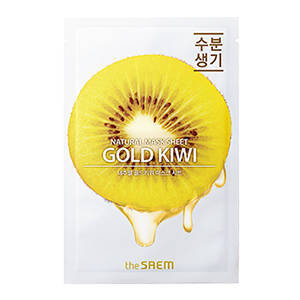 Тканевая маска SEAM Natural Gold Kiwi, SAEM цена и фото