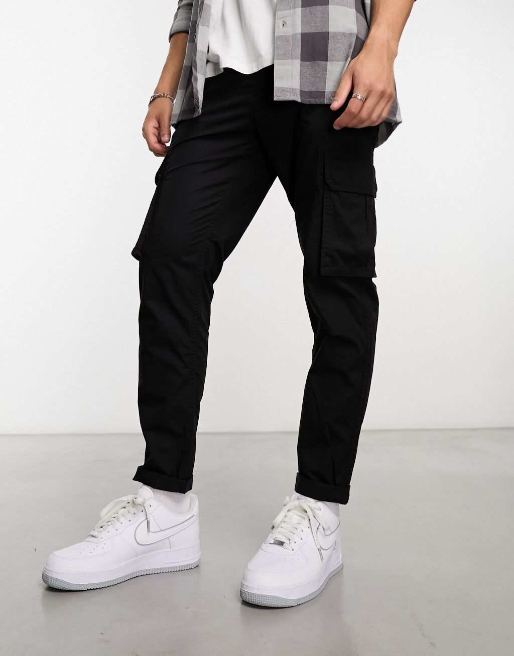 

Легкие грузы New Look Ripstop черного цвета, Черный