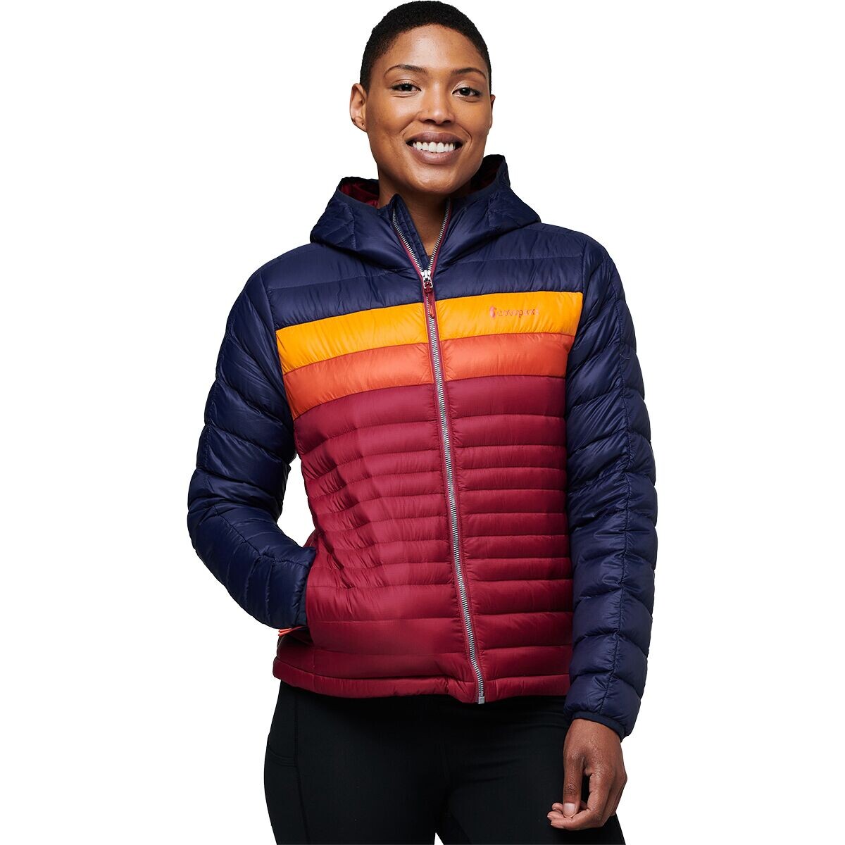 

Пуховик fuego с капюшоном Cotopaxi, цвет maritime/raspberry