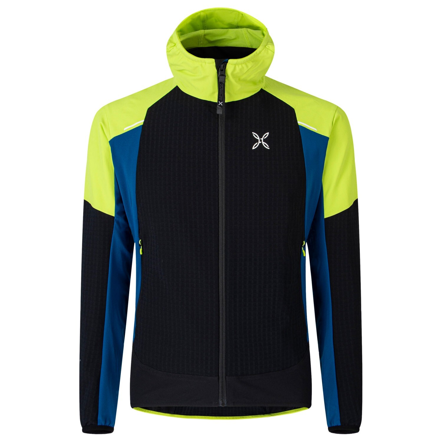 

Куртка из софтшелла Montura Wind Revolution Hoody, цвет Nero/Verde Lime