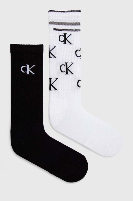 

Носки , 2 пары Calvin Klein Jeans, белый