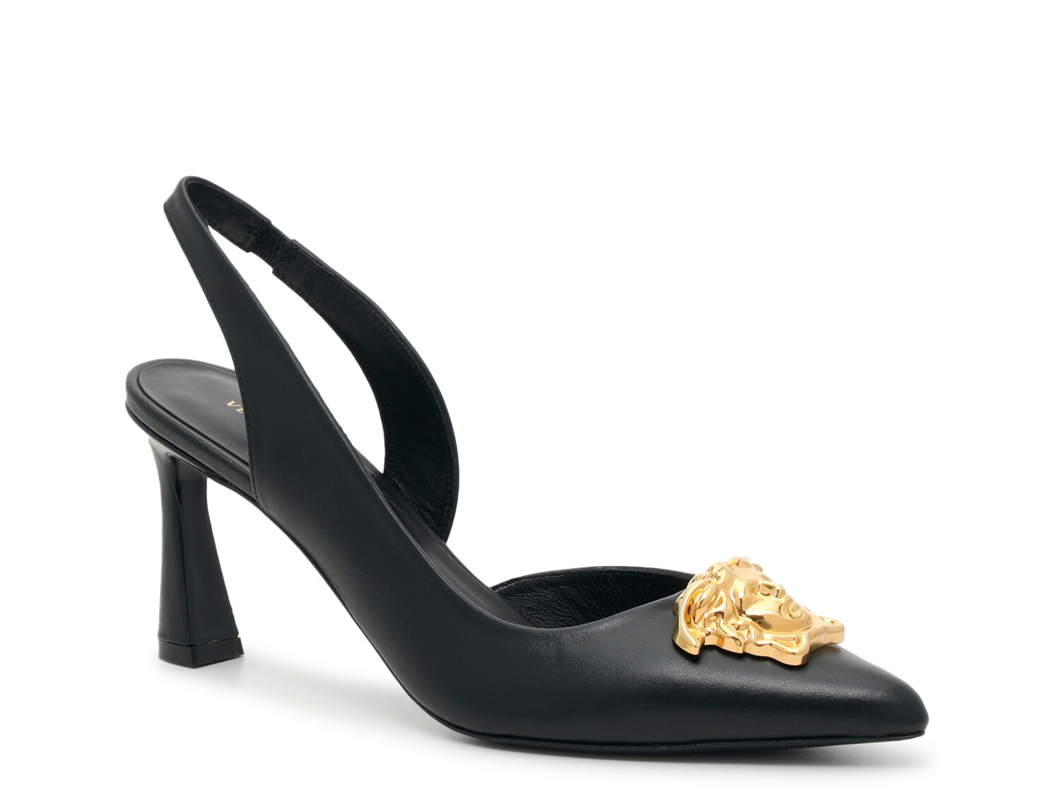 Туфли с эмблемой Versace, черный кружка с эмблемой фк псж