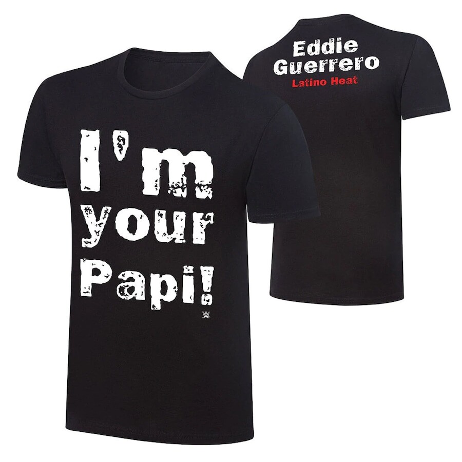 

Футболка с коротким рукавом WWE Authentic Eddie Guerrero, черный
