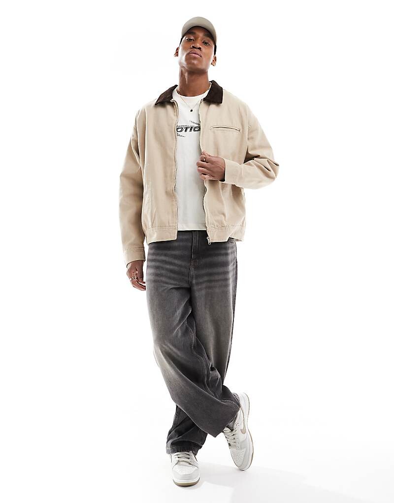 

Объемная куртка Харрингтон ASOS DESIGN