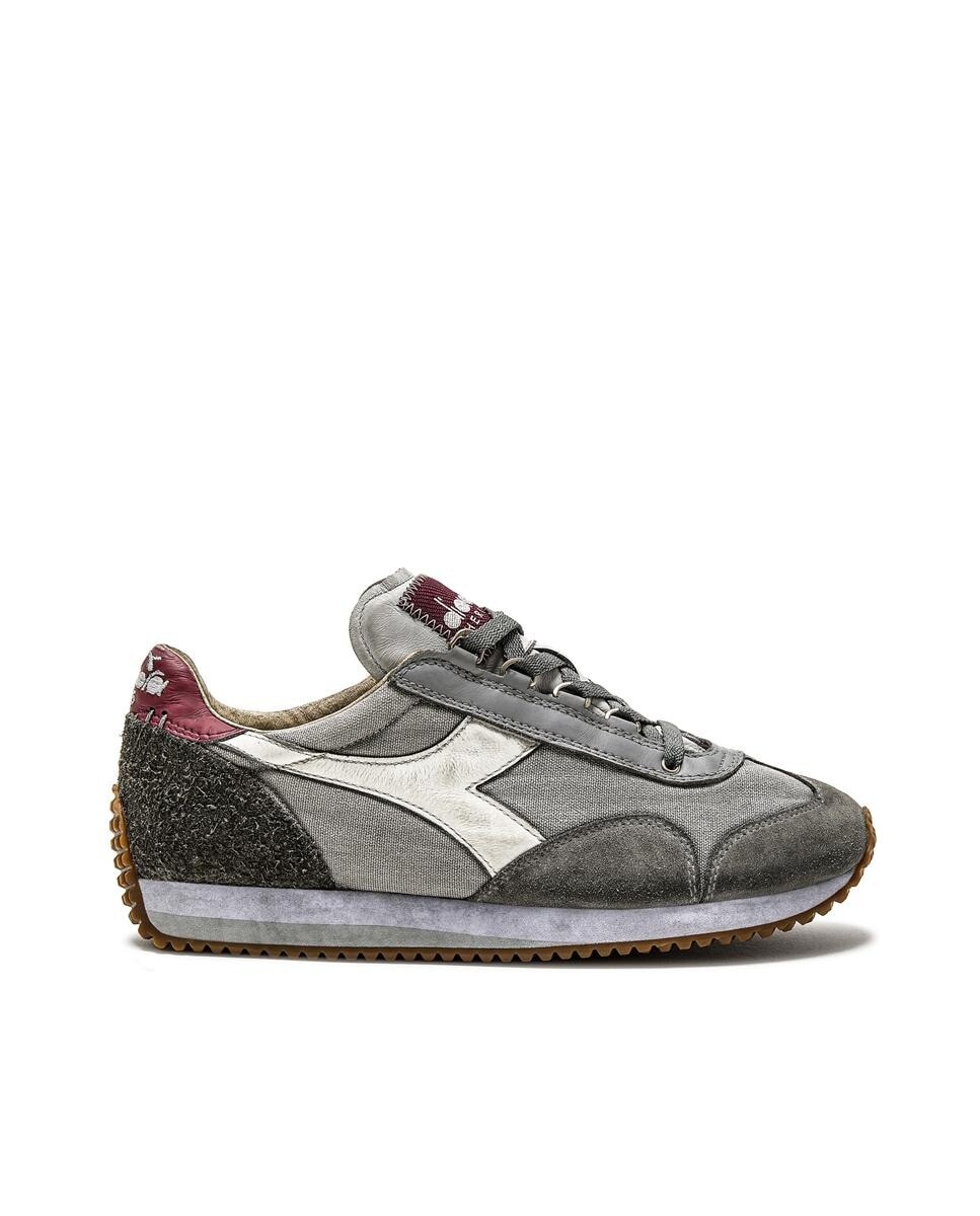 

Кроссовки унисекс с эффектом потертости и нашивкой с логотипом бренда Diadora Heritage, серый
