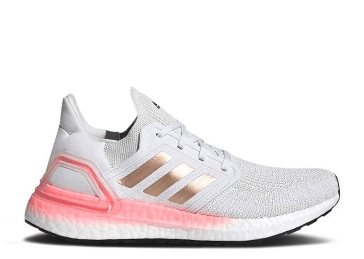 

Кроссовки Adidas WMNS ULTRABOOST 20 'LIGHT FLASH RED', белый