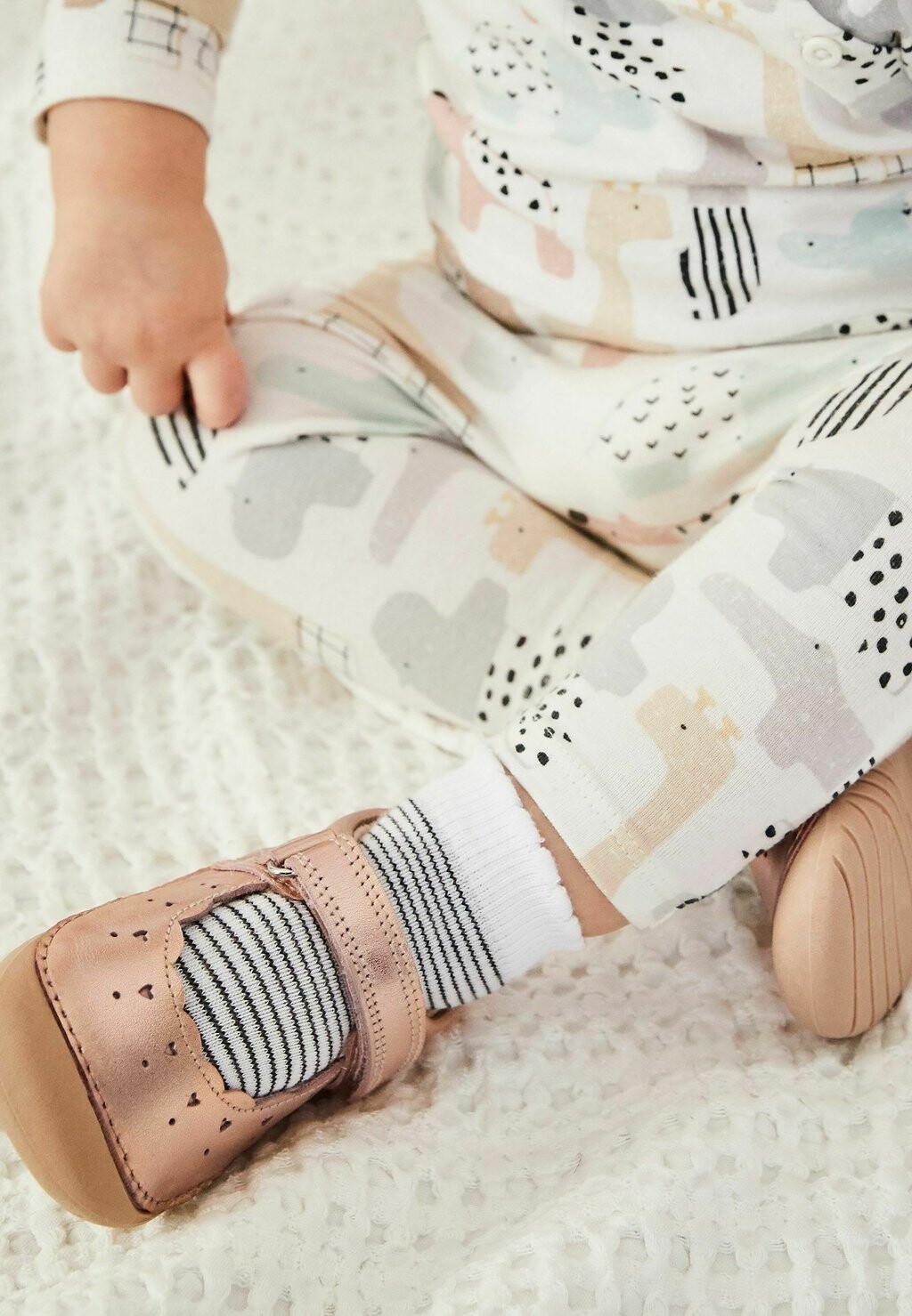 

Балетки CRAWLER MARY JANE Next, цвет rose gold pink leather
