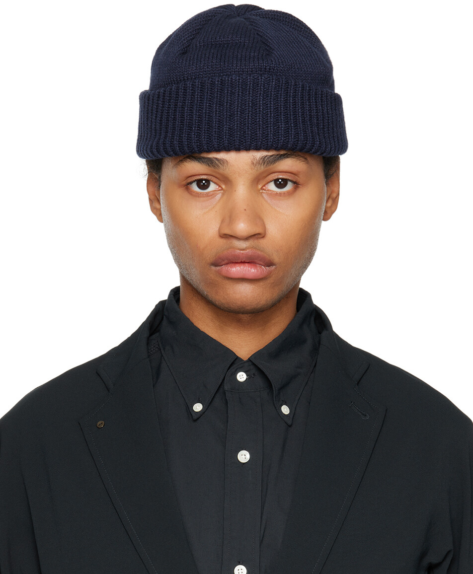 

Темно-синяя шапка GORE-TEX WINDSTOPPER Nanamica