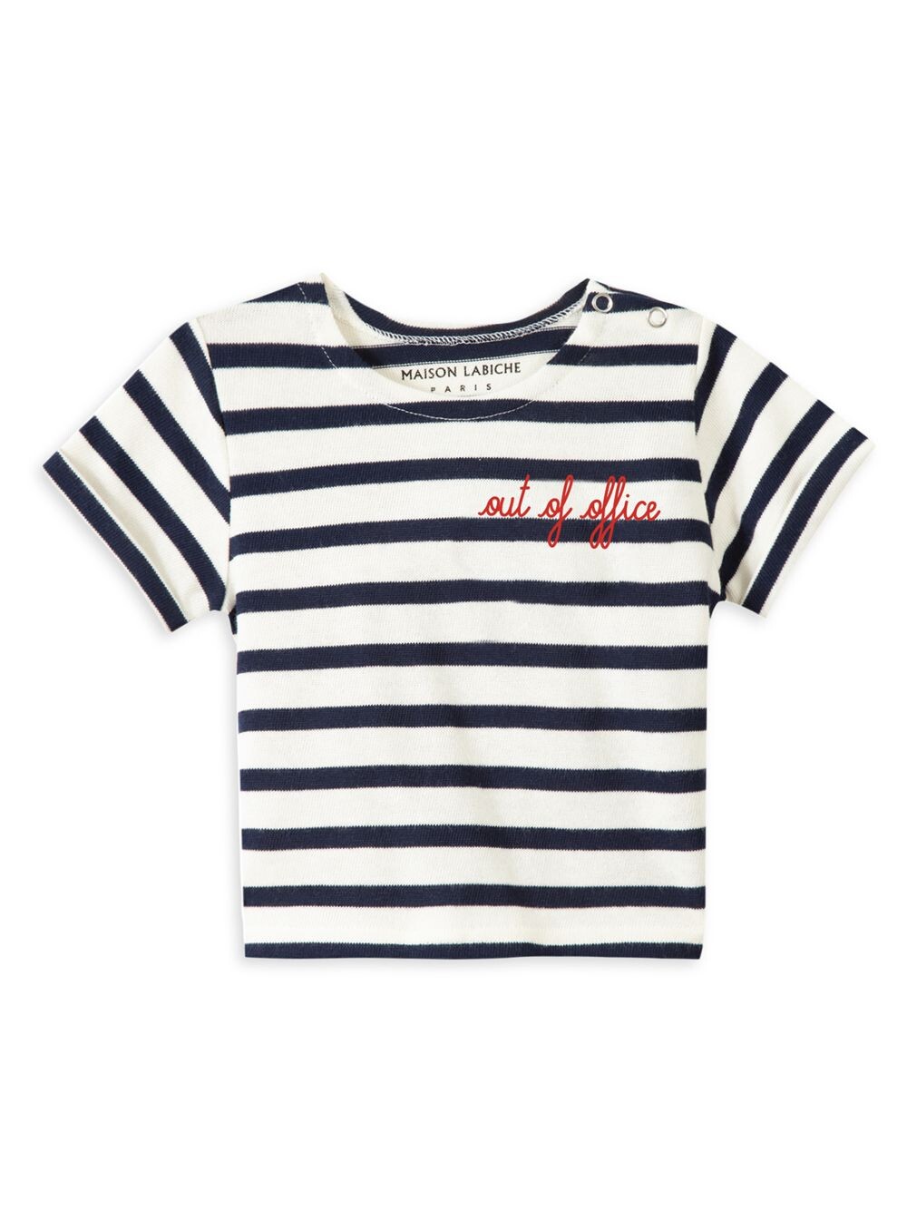 

Полосатая футболка Little Kid'a & Kid's Sailor Gardette Maison Labiche, слоновая кость