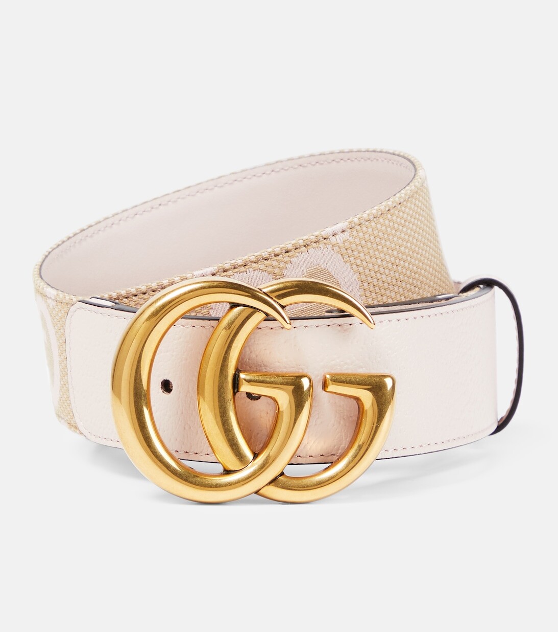 

Ремень GG Marmont Jumbo из ткани с узором GG Gucci, разноцветный