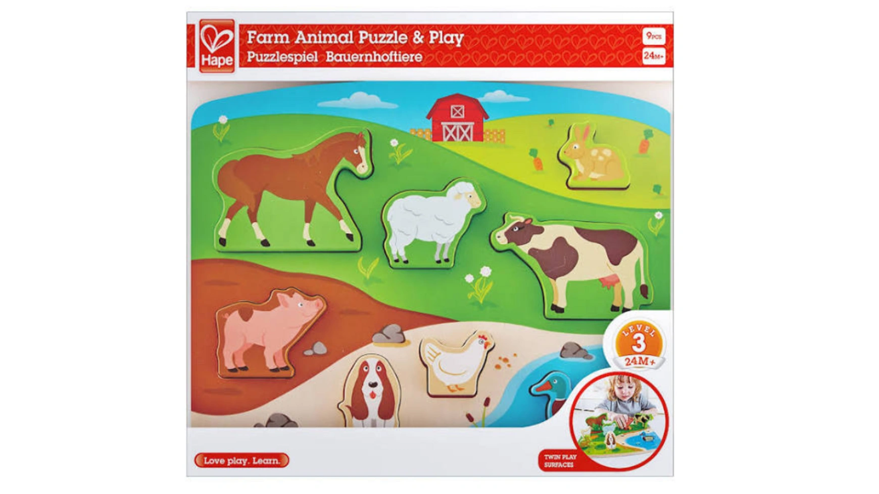 Плагин для игры-головоломки сельскохозяйственные животные