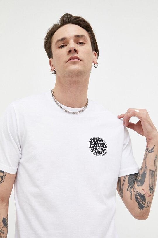 

Хлопковая футболка Rip Curl, белый