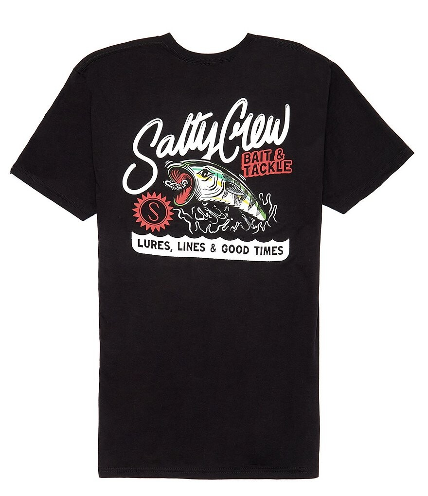 

Футболка Castoff с короткими рукавами Salty Crew, черный
