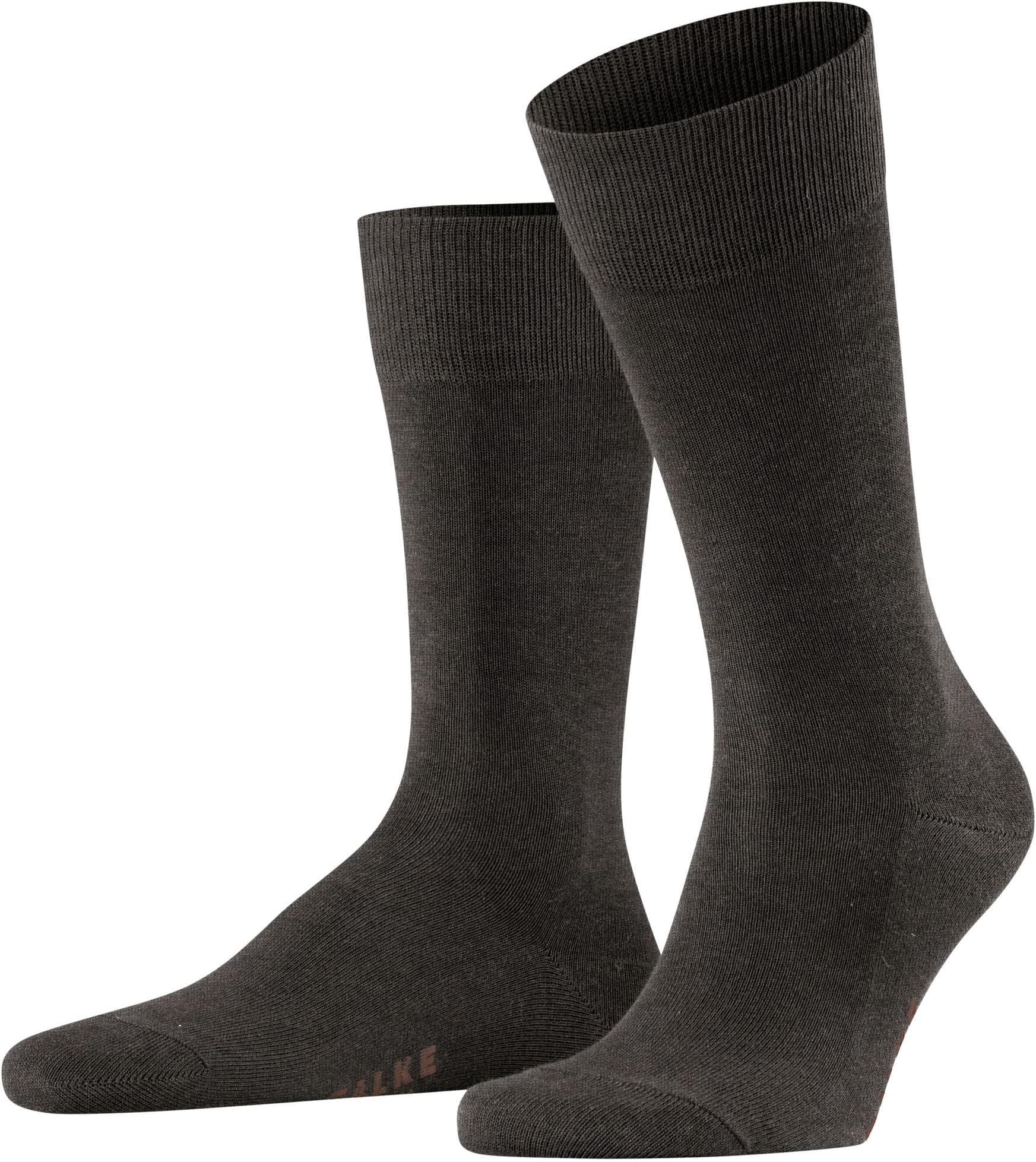 Хлопковые семейные носки Falke, цвет Dark Brown хлопковые семейные носки falke цвет light denim