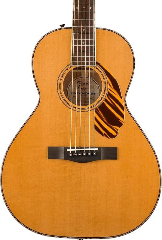 цена Акустическая гитара Fender PS-220E Parlor Acoustic Guitar. Ovangkol Fingerboard, Natural