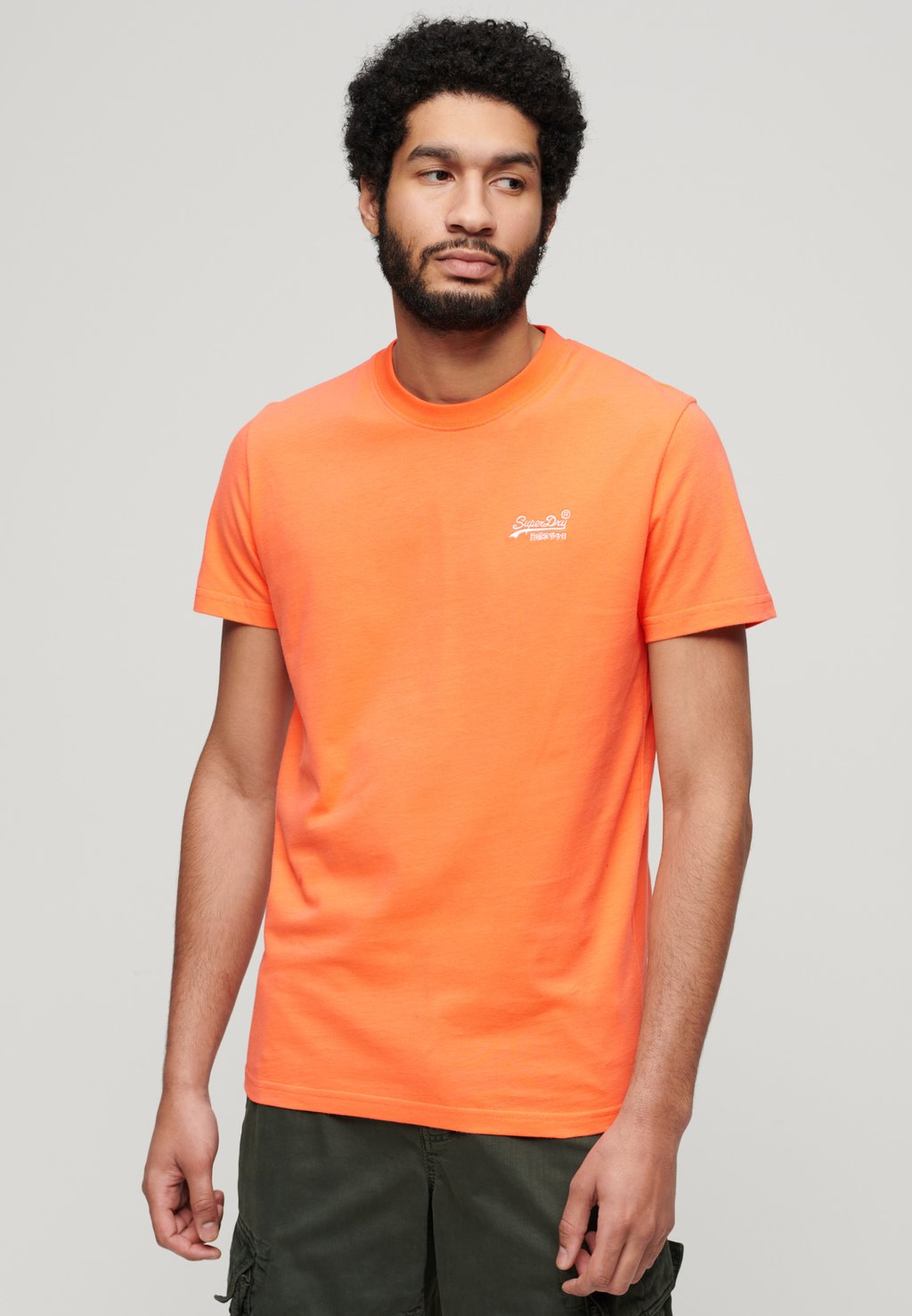 Базовая футболка VINTAGE LOGO EMB Superdry, апельсин