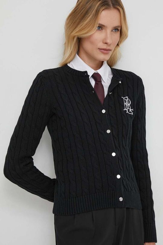 

Хлопковый свитер Lauren Ralph Lauren, черный