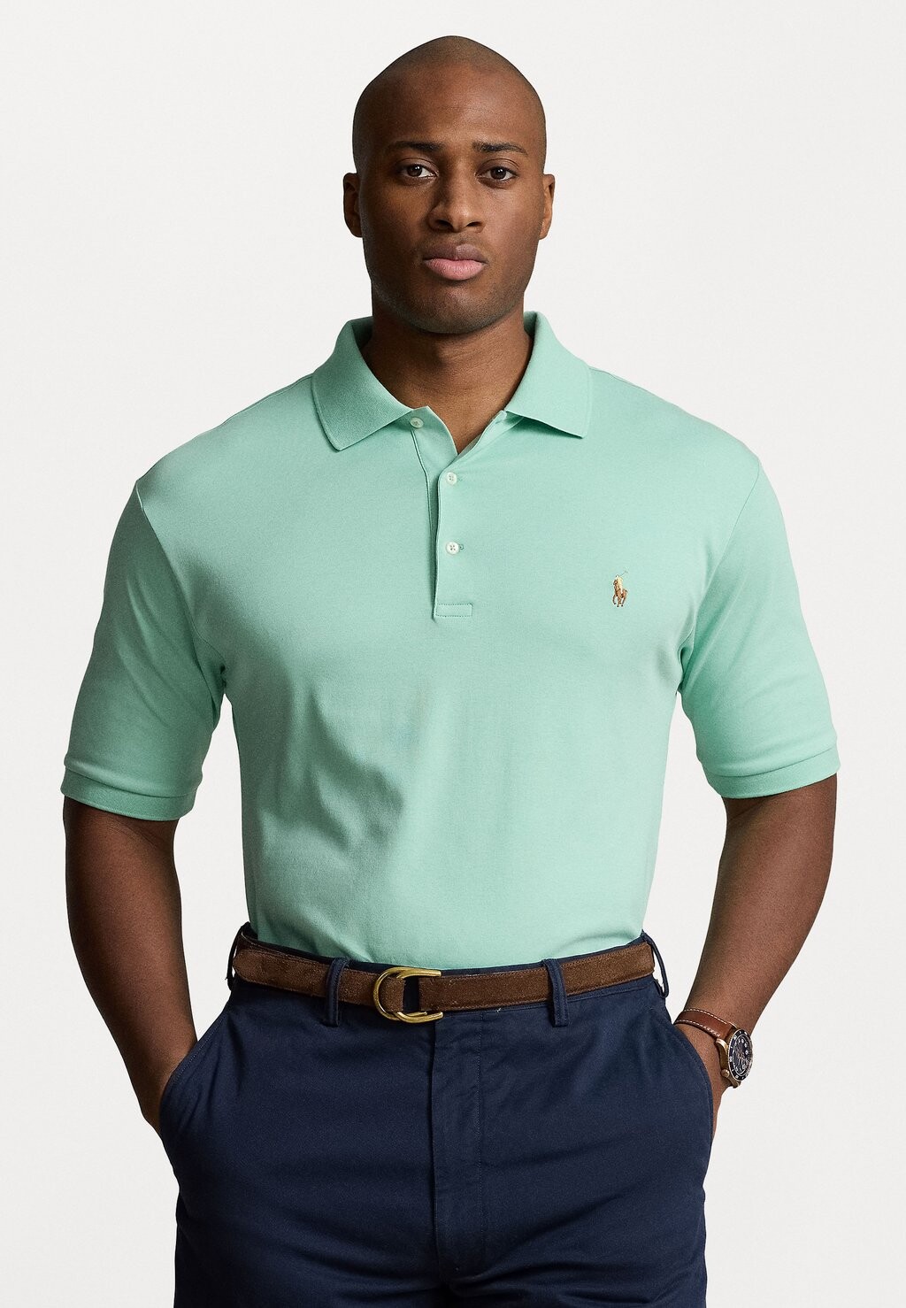 

Рубашка поло Polo Ralph Lauren Big & Tall, мята