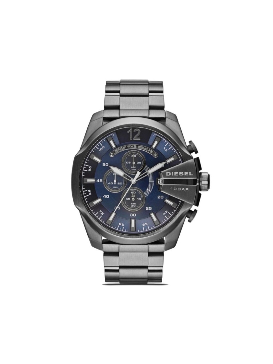 

Diesel наручные часы Dz4329 Mega Chief 51 мм, серебряный