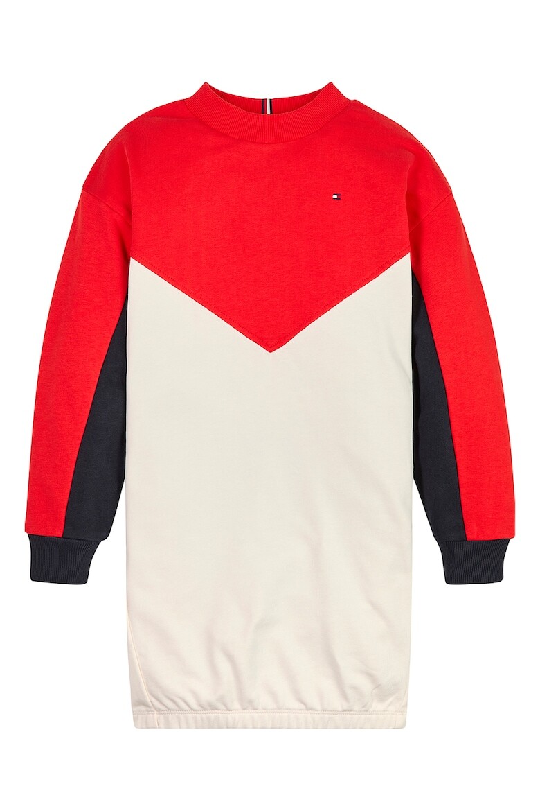 

Платье-Толстовка в стиле колор-блок Tommy Hilfiger, красный