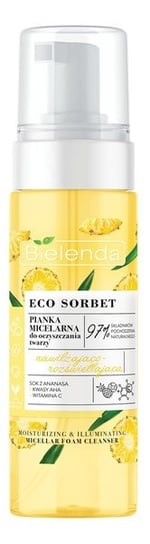 Увлажняющая и осветляющая мицеллярная пенка 150мл Bielenda Eco Sorbet Pineapple