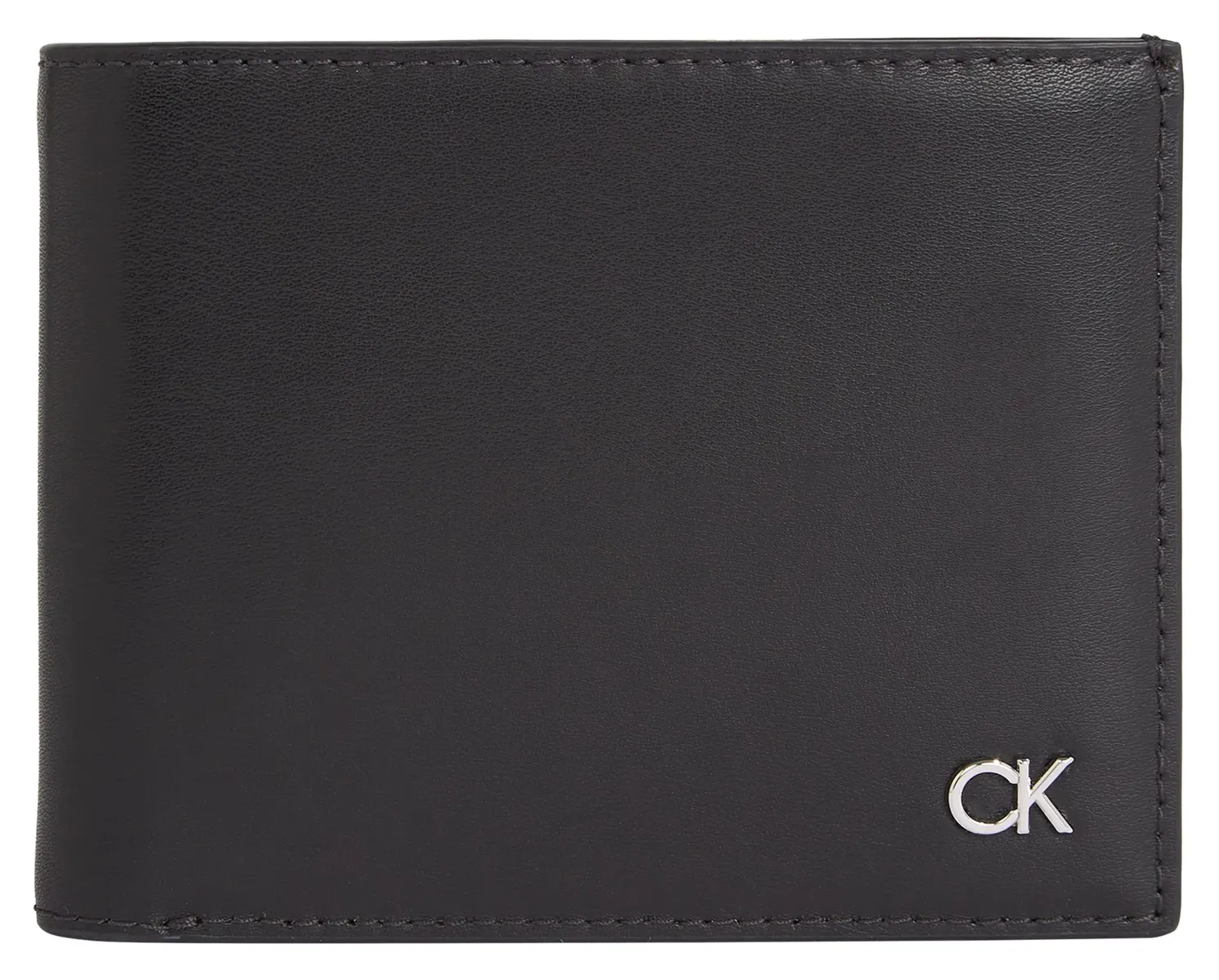 

Кошелек Calvin Klein "METAL CK BIFOLD 5CC W/COIN", кошелек мужской кошелек Вторсырье, цвет Ck Black