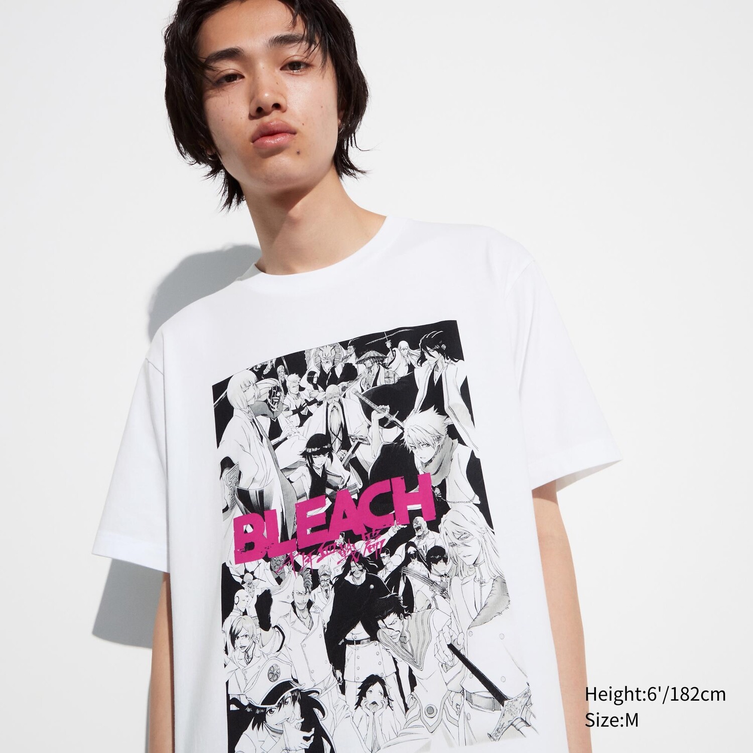 

Футболка с рисунком Bleach UT Uniqlo, белый
